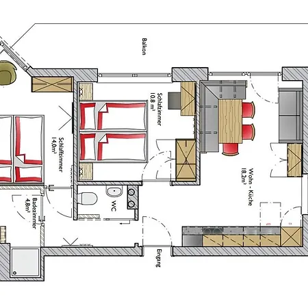 Apartment Haus Rene *